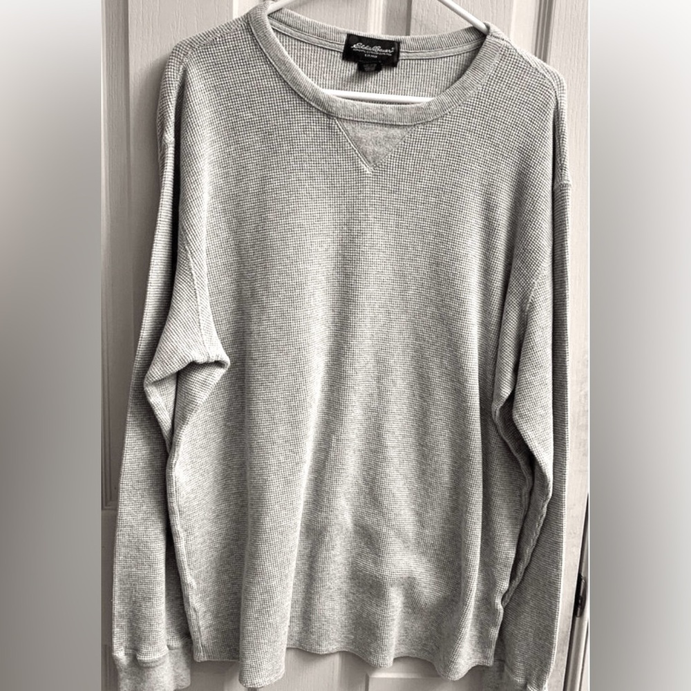 Eddie Bauer EUC Waffle Thermal Shirt LT